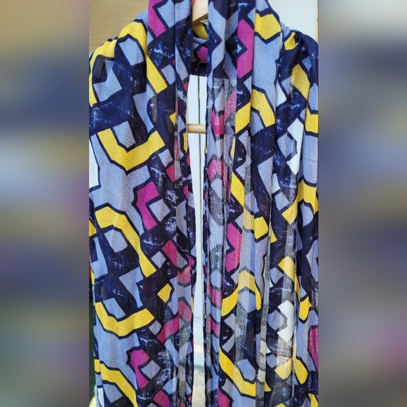 Geometric Patterned Skirt - Multicolor - Picture 2 of 6